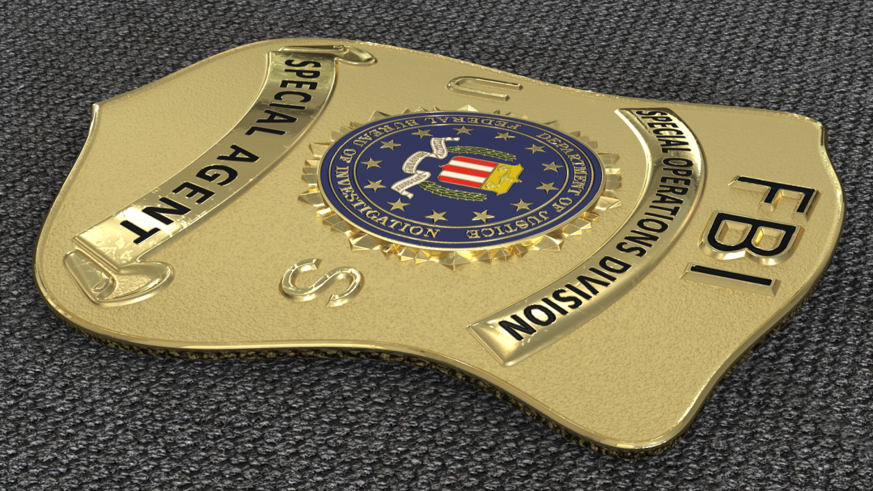 FBI Badge 3D model