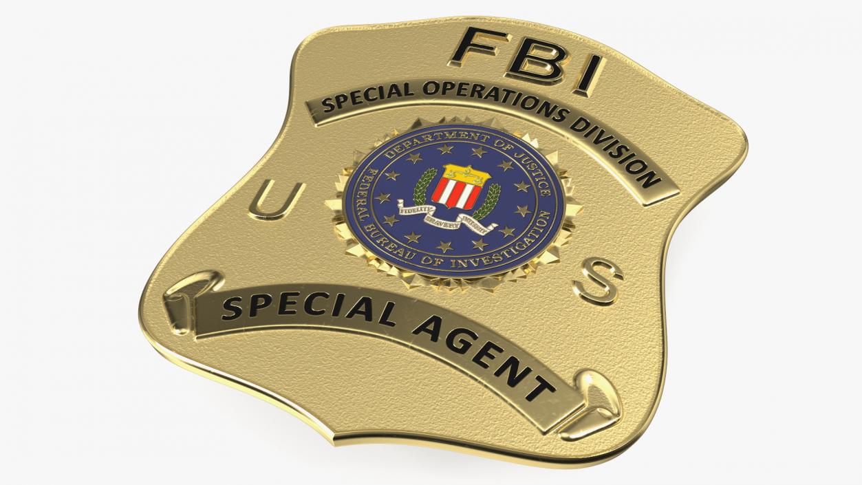 FBI Badge 3D model