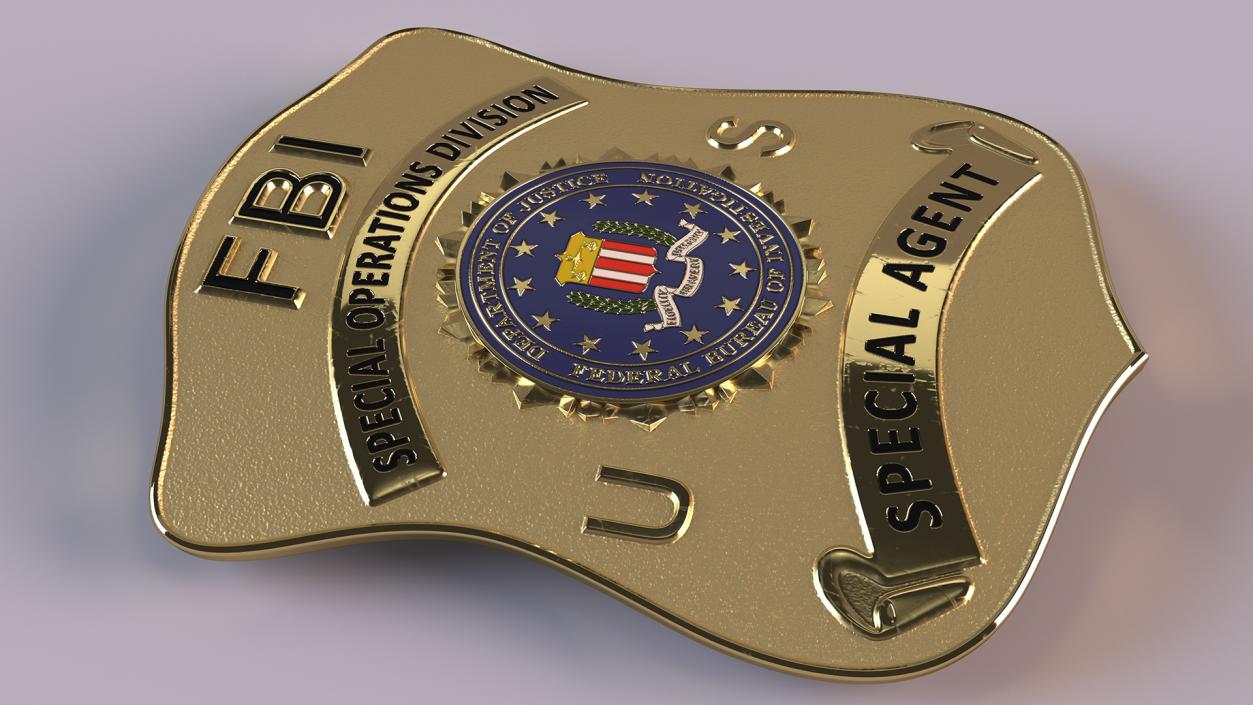 FBI Badge 3D model