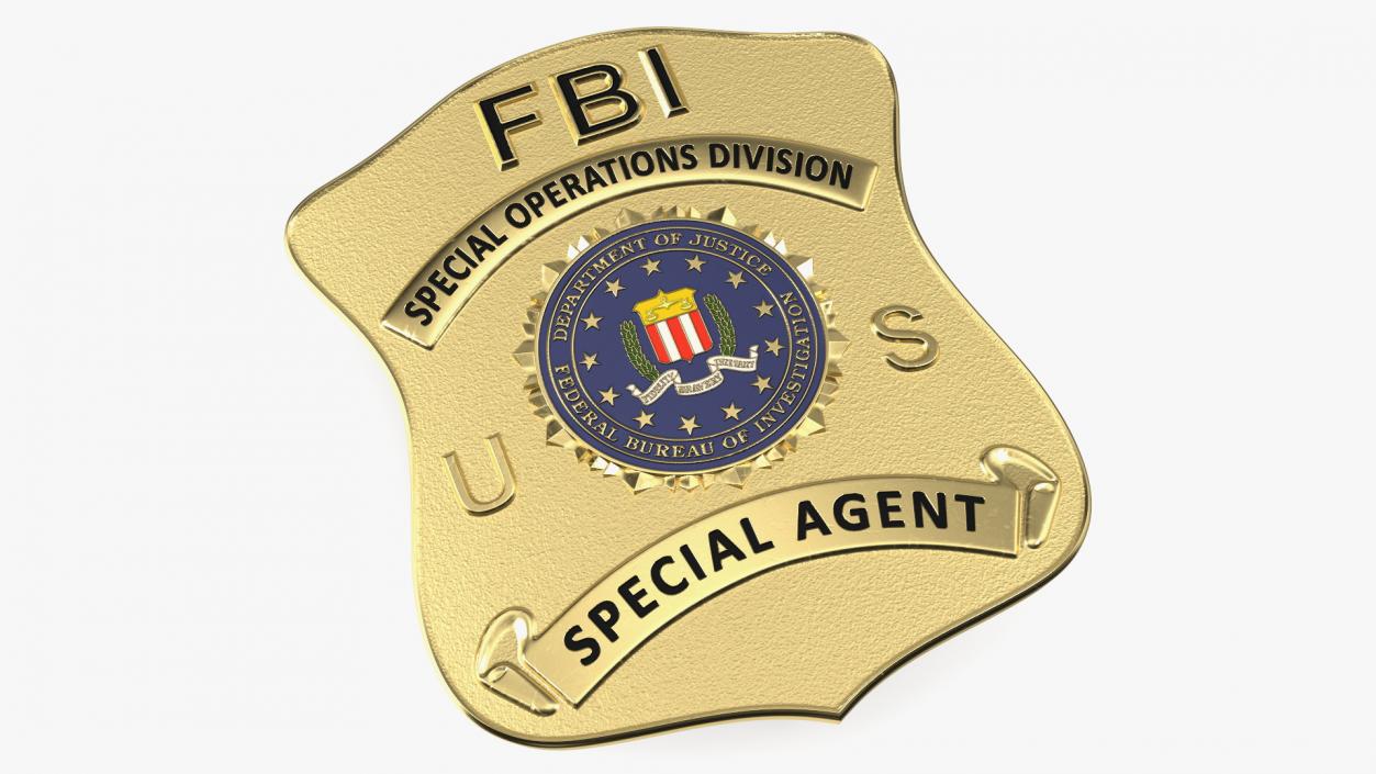 FBI Badge 3D model