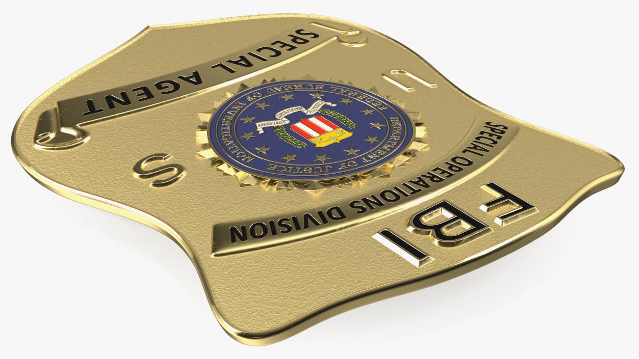 FBI Badge 3D model