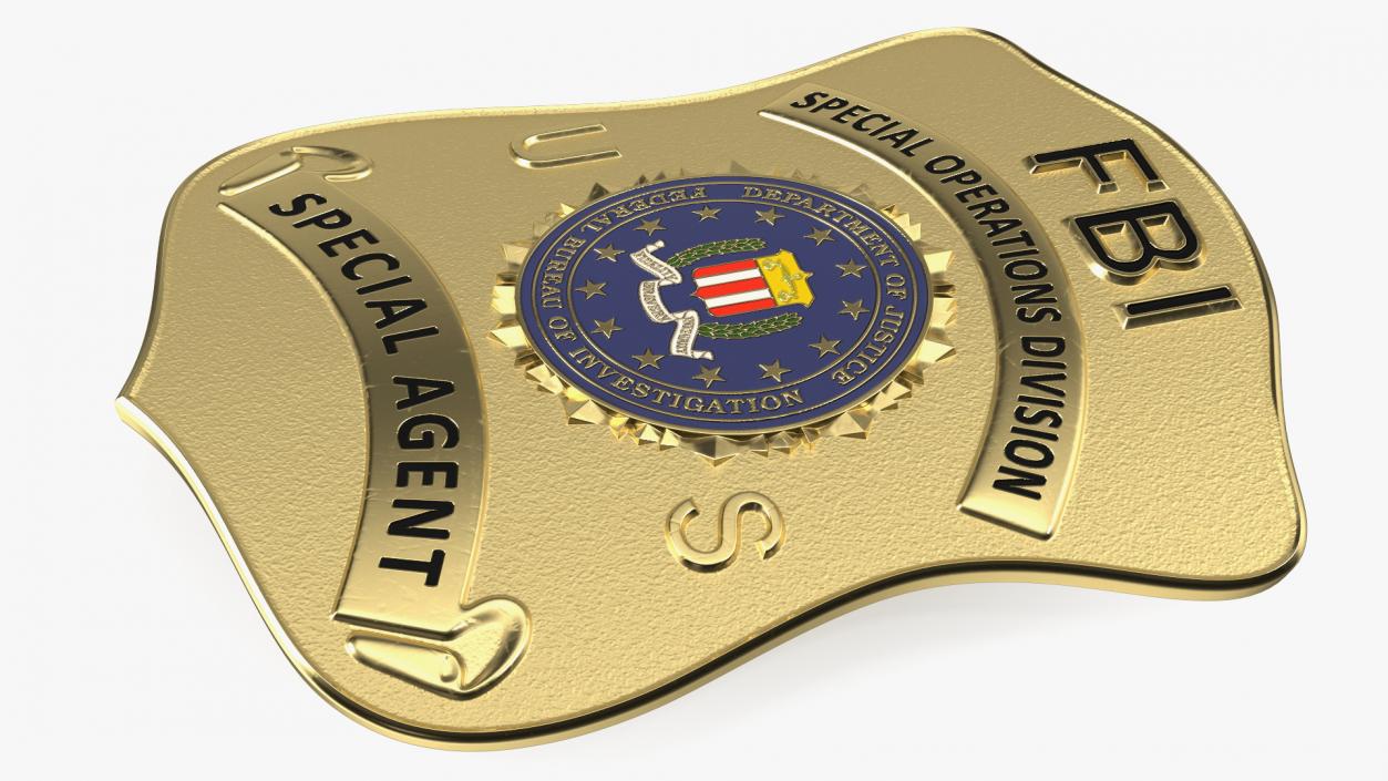 FBI Badge 3D model