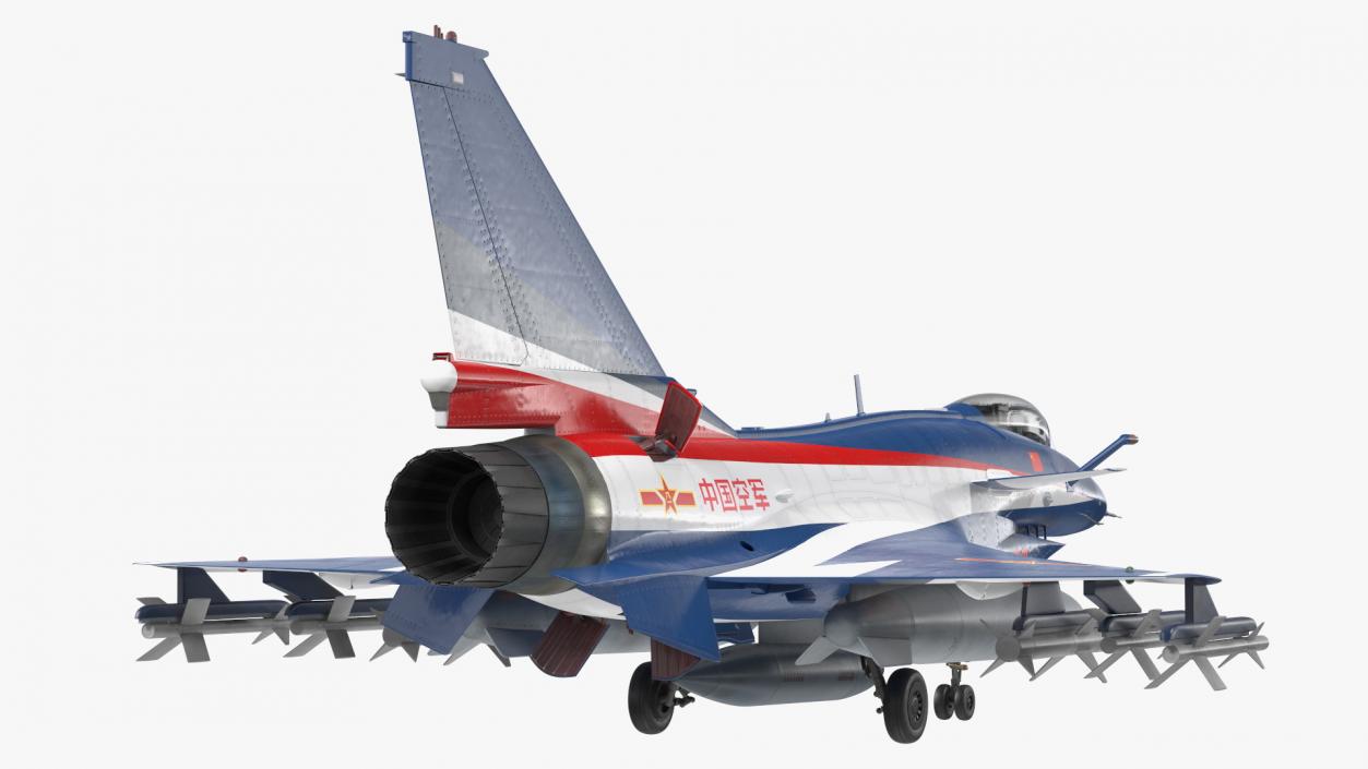 PLAAF J10 Vigorous Dragon Aerobatic Team Armament 3D model