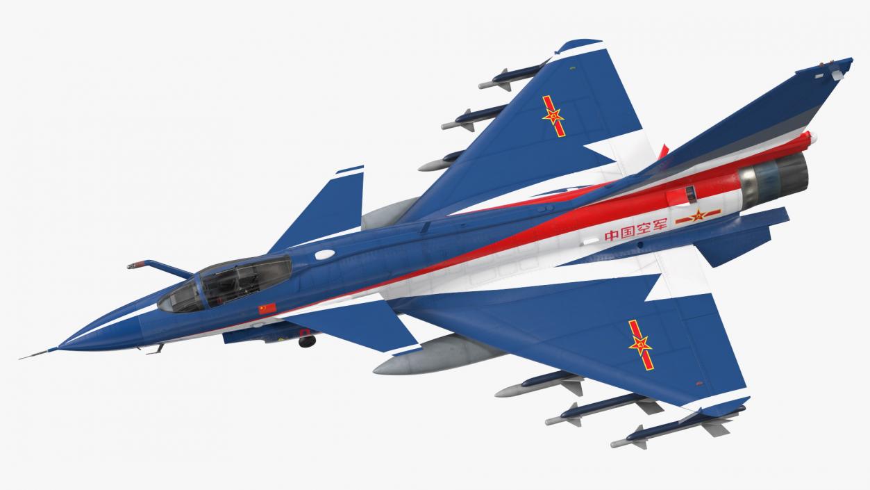 PLAAF J10 Vigorous Dragon Aerobatic Team Armament 3D model