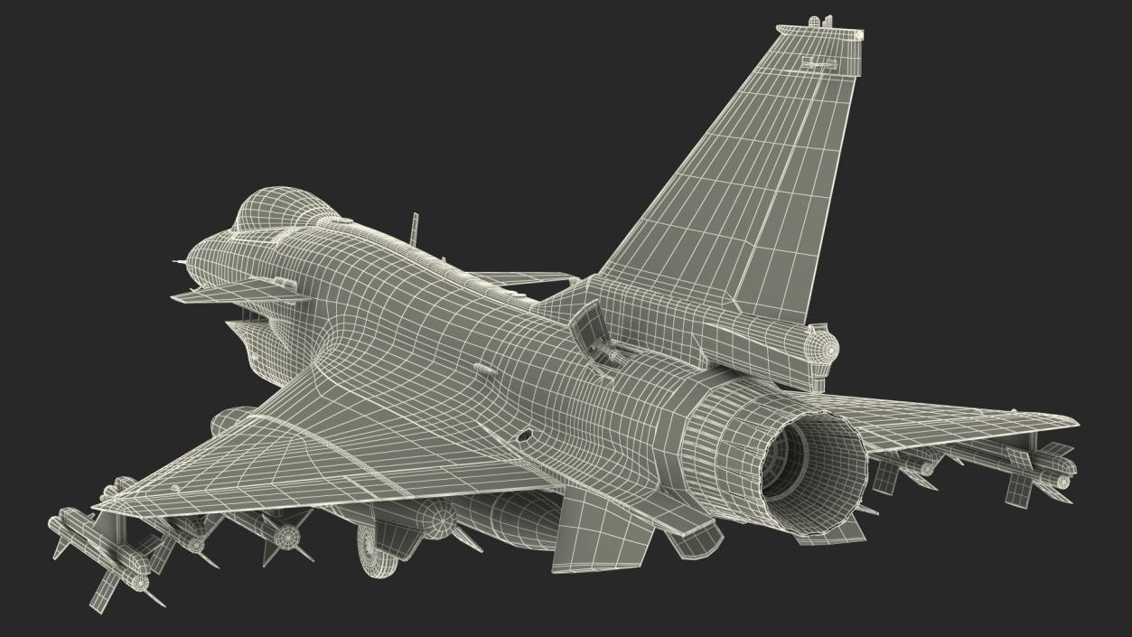 PLAAF J10 Vigorous Dragon Aerobatic Team Armament 3D model