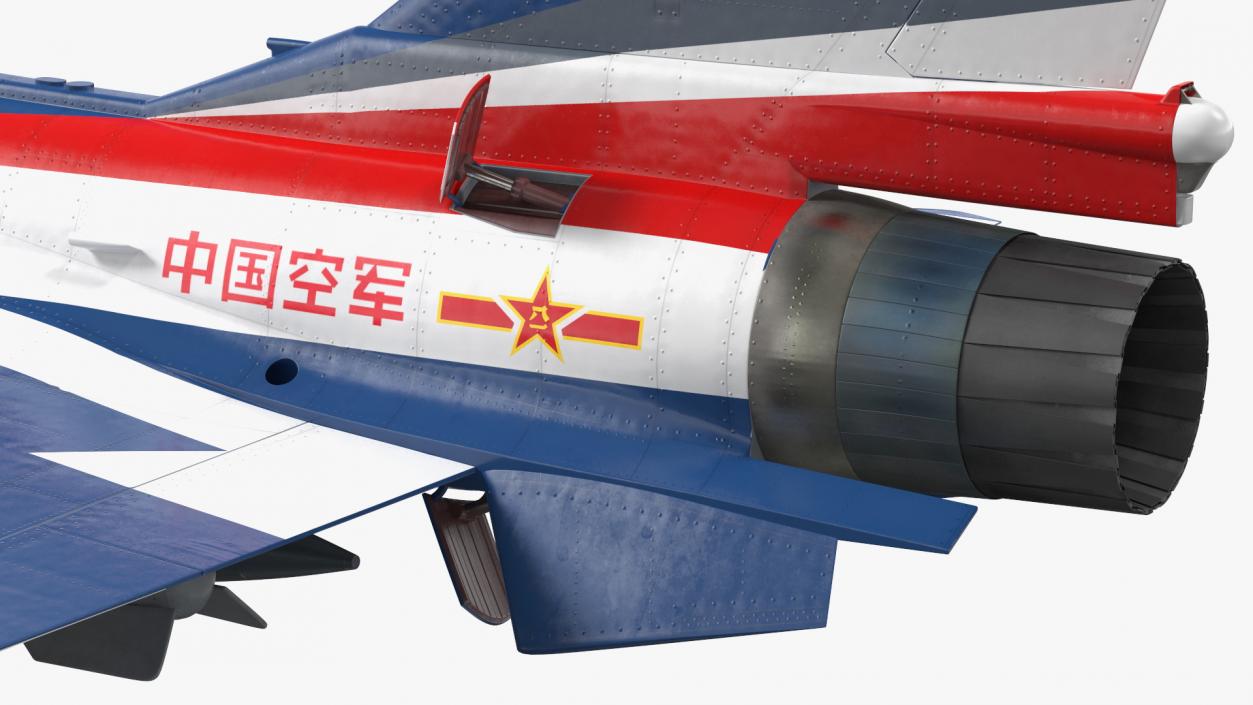 PLAAF J10 Vigorous Dragon Aerobatic Team Armament 3D model