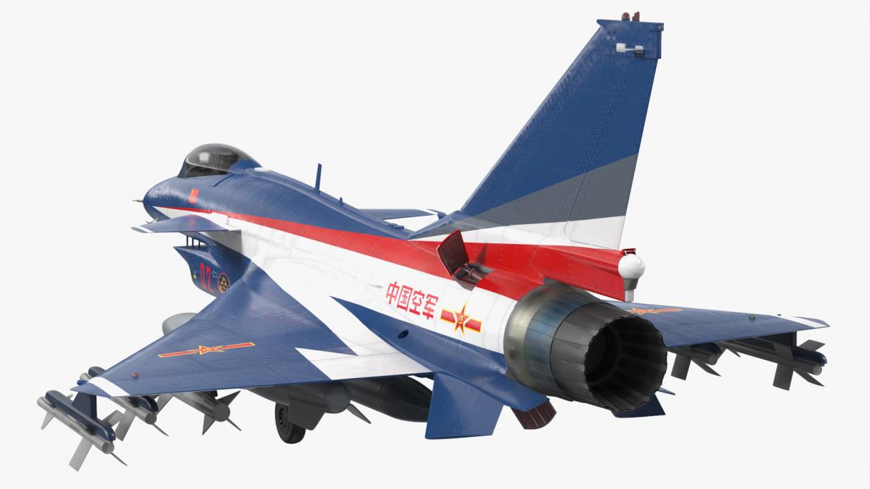 PLAAF J10 Vigorous Dragon Aerobatic Team Armament 3D model