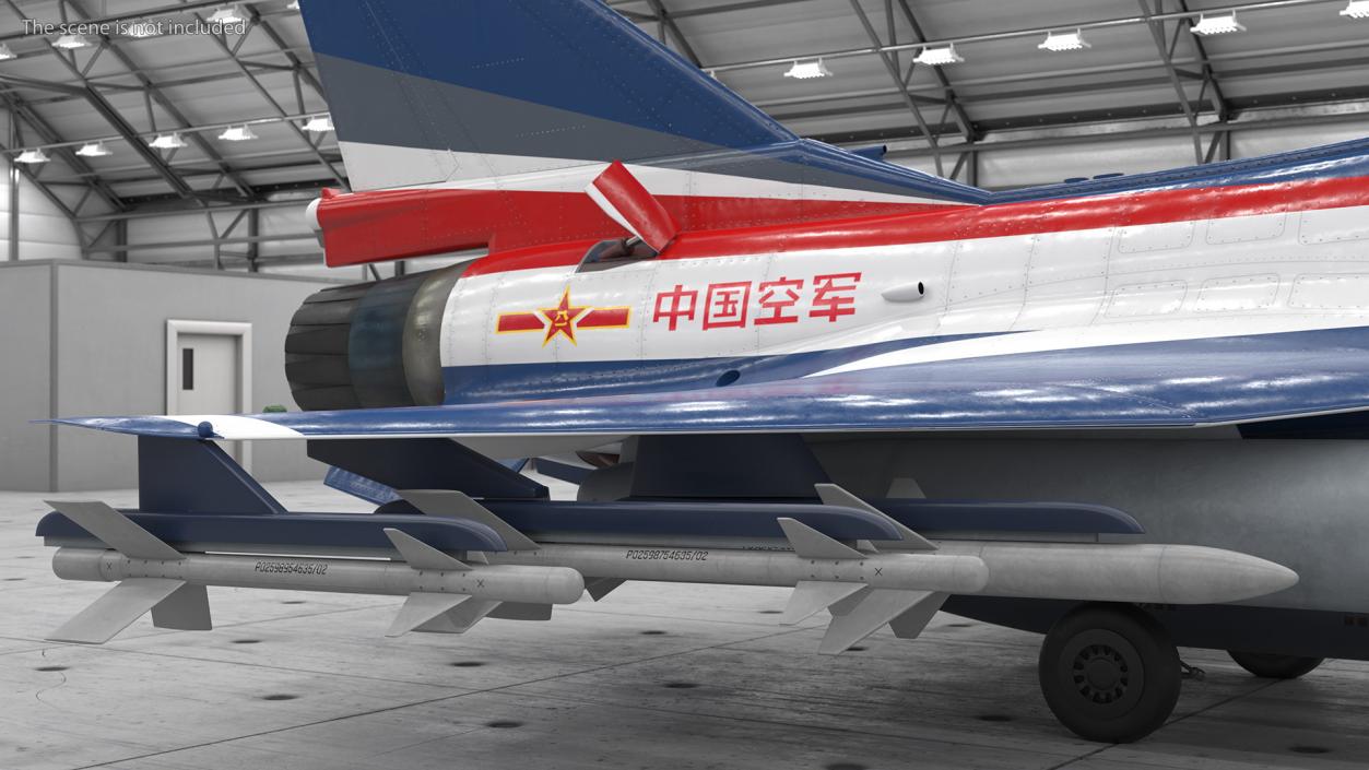 PLAAF J10 Vigorous Dragon Aerobatic Team Armament 3D model