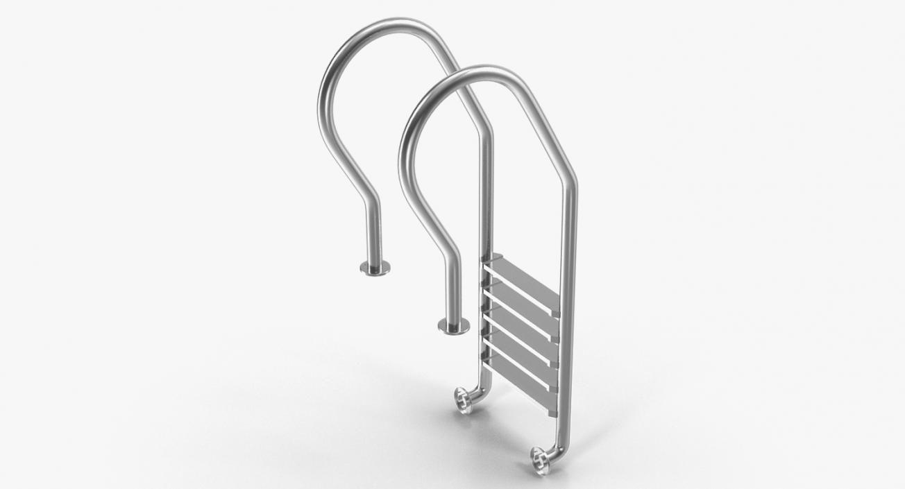 3D Steel Swimming Pool Ladder