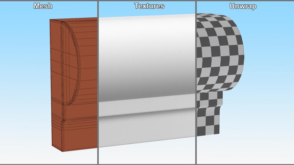 Architectural Gypsum Moldings Collection 2 3D