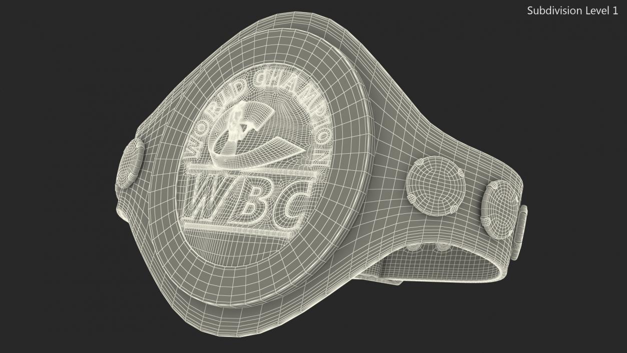 WBC Champion Belt 3D