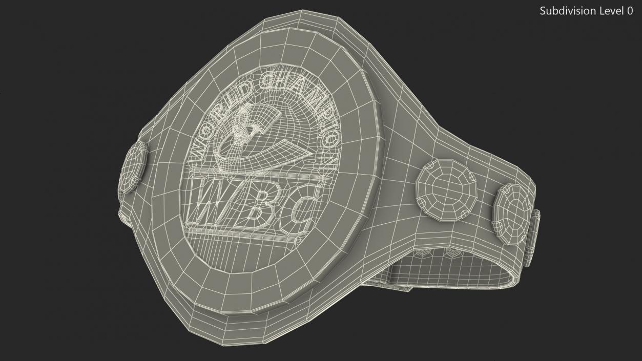 WBC Champion Belt 3D