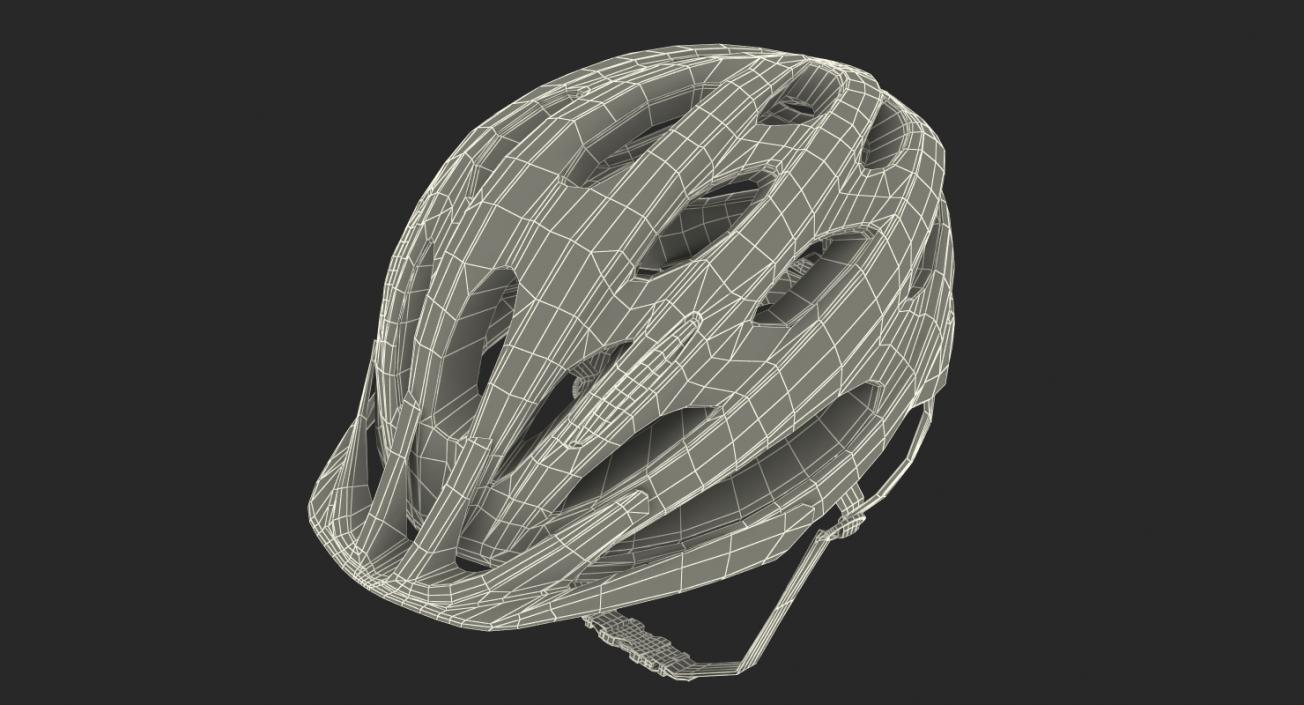 3D model Giro Revel Helmet on Male Head