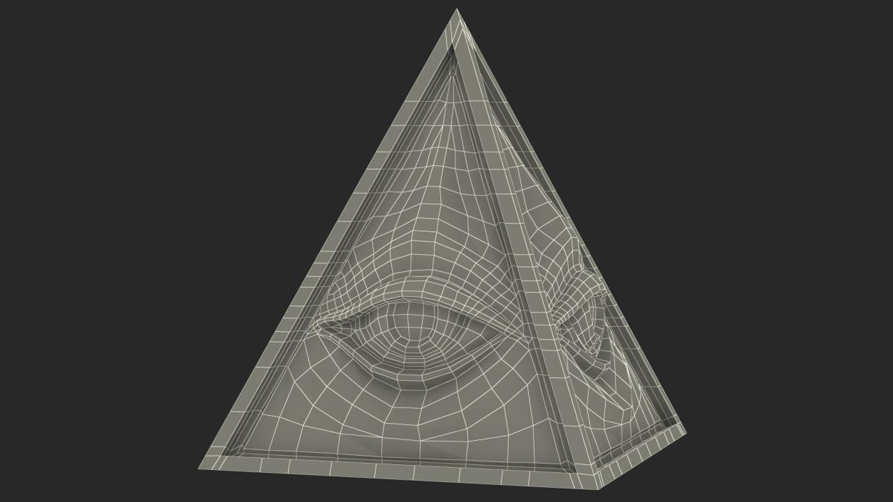 3D model Illuminati Pyramid Silver