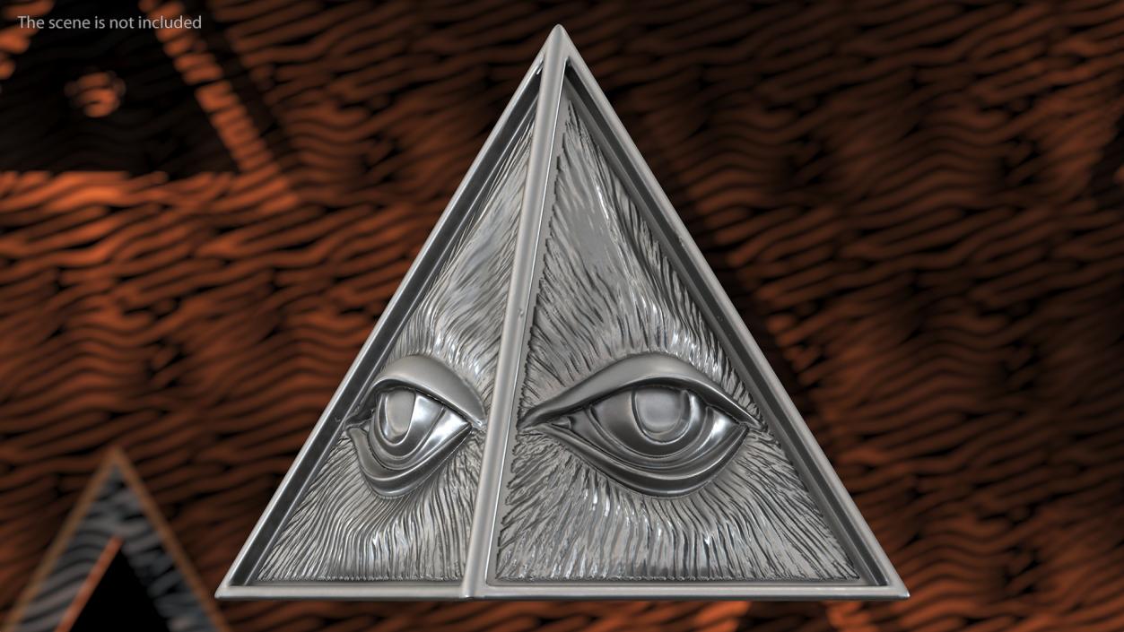 3D model Illuminati Pyramid Silver