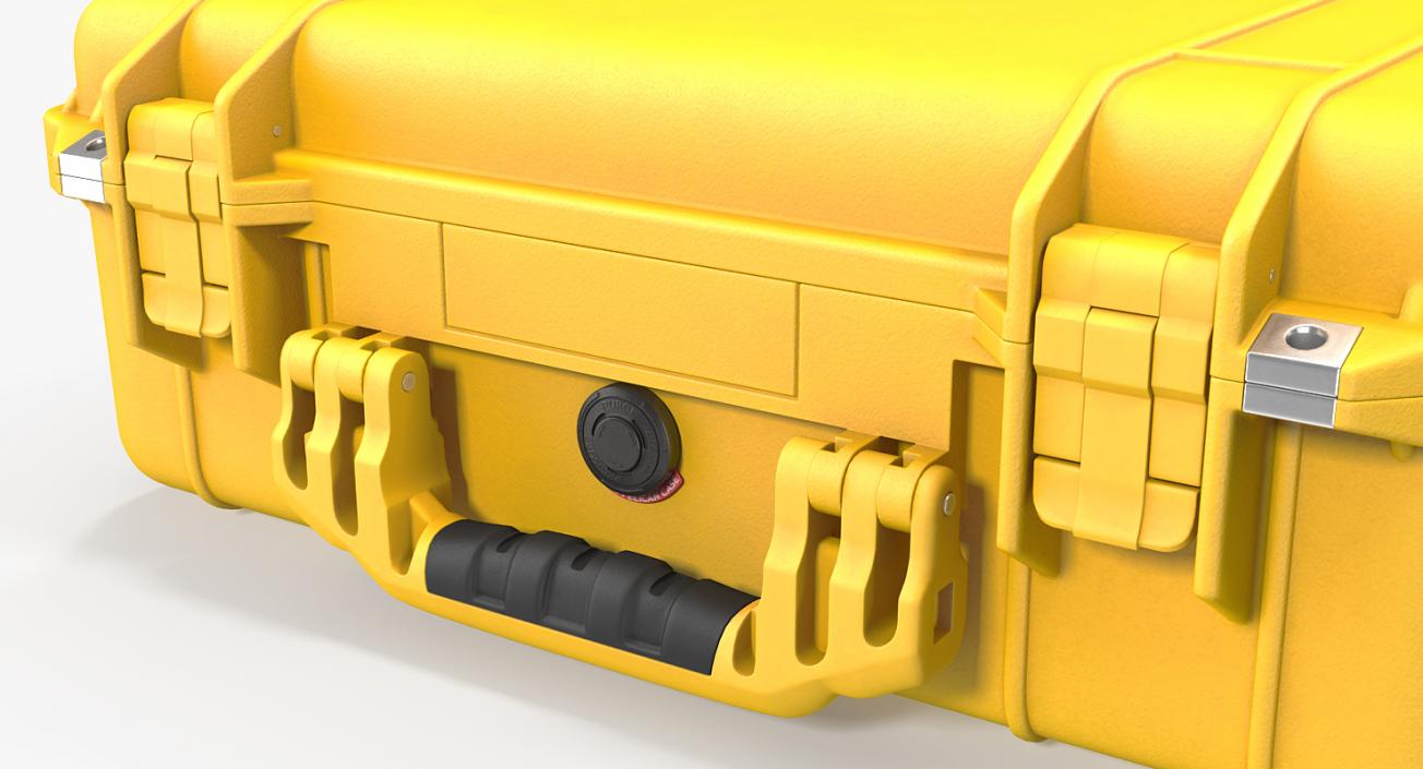 3D model Pelican Case Photo Foam Yellow