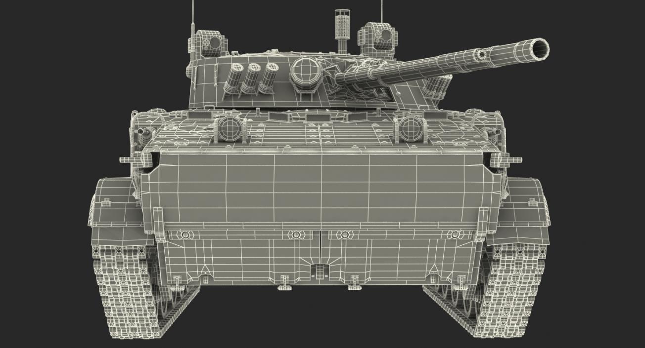 3D model Light Tank BMP-3 Desert Rigged