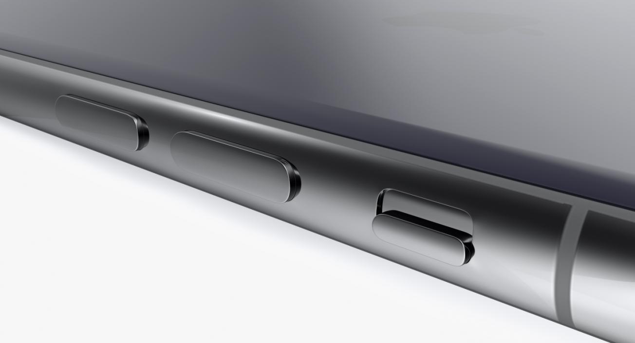 Space Grey iPhone XS Max 3D model