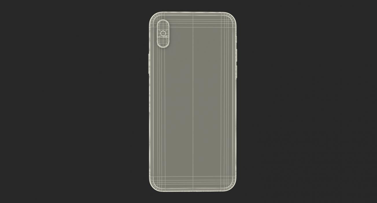 Space Grey iPhone XS Max 3D model