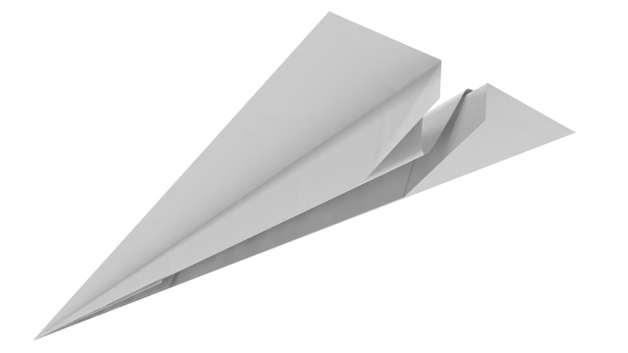 Origami Paper Plane 3D model