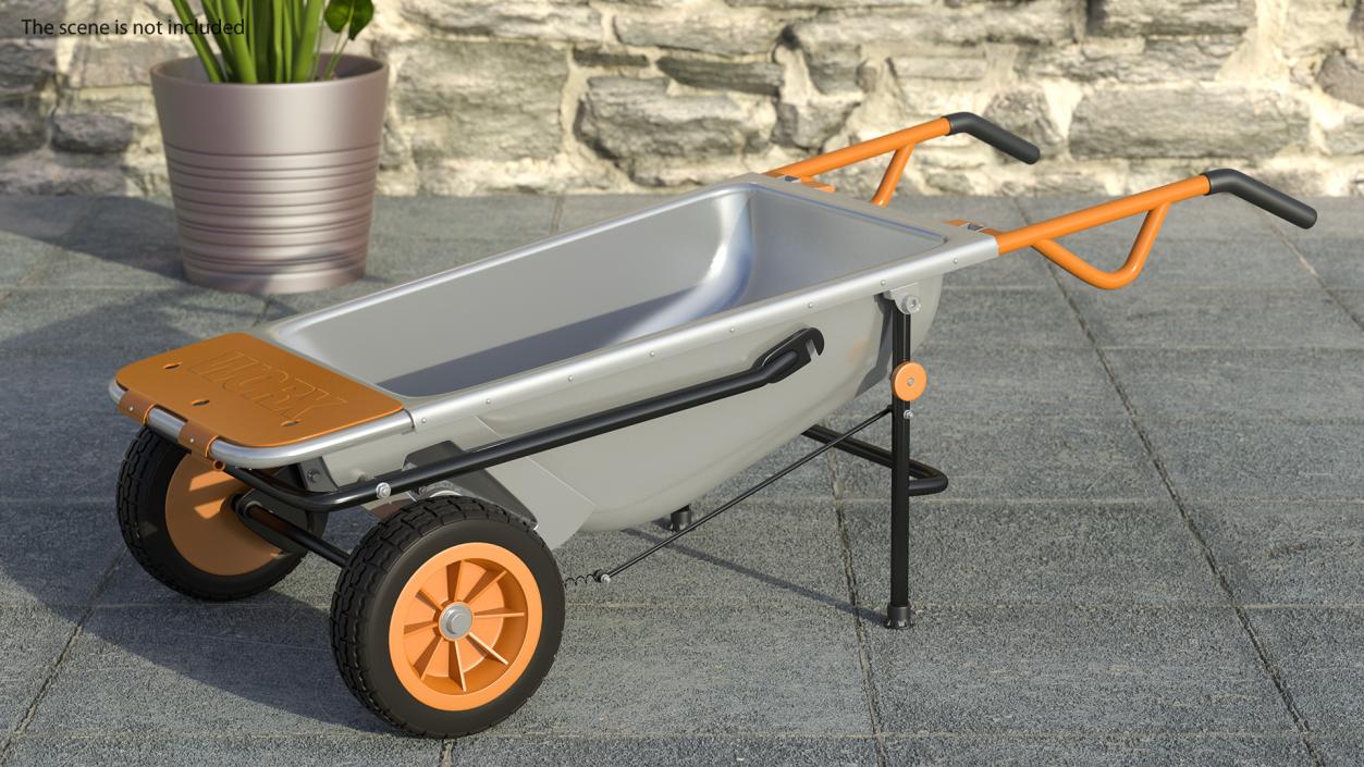 3D model WORX Aerocart 8in1 Wheelbarrow Yard Cart