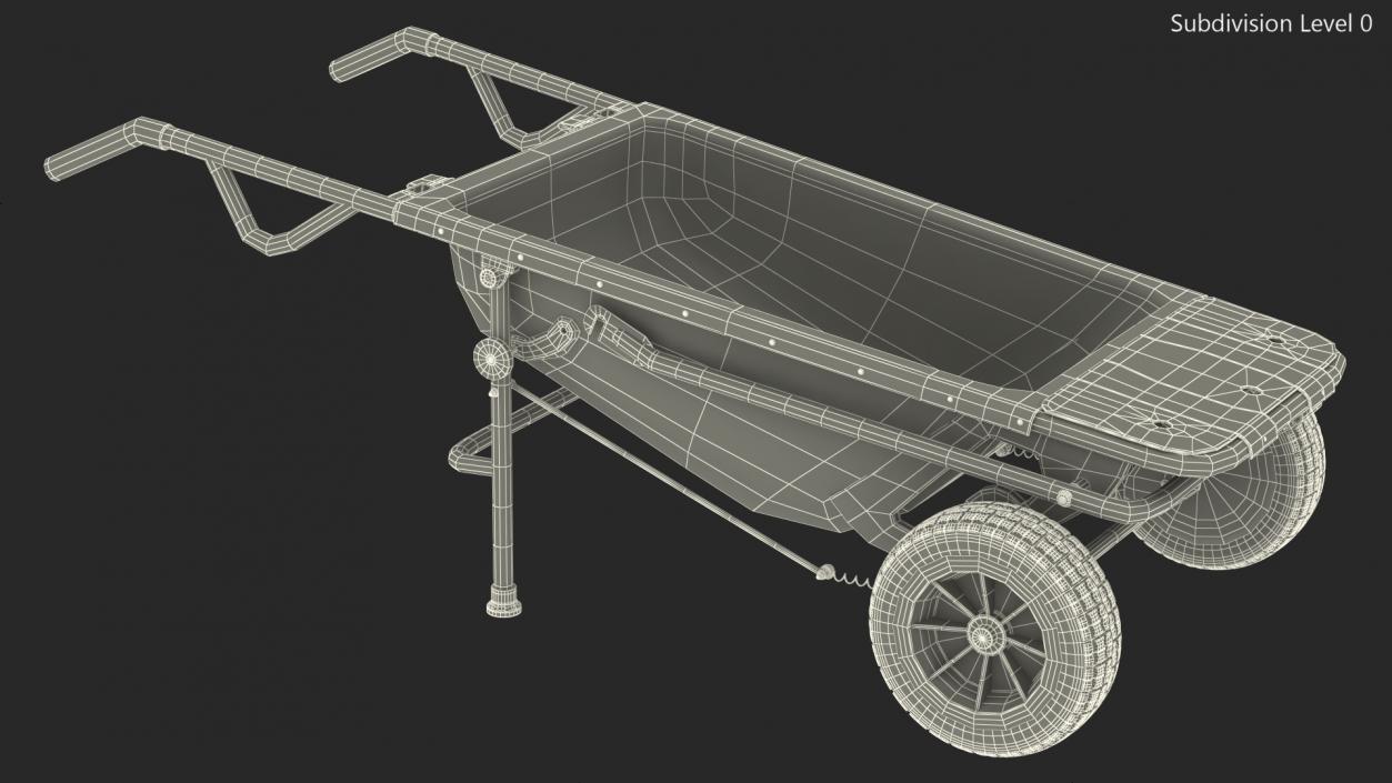 3D model WORX Aerocart 8in1 Wheelbarrow Yard Cart