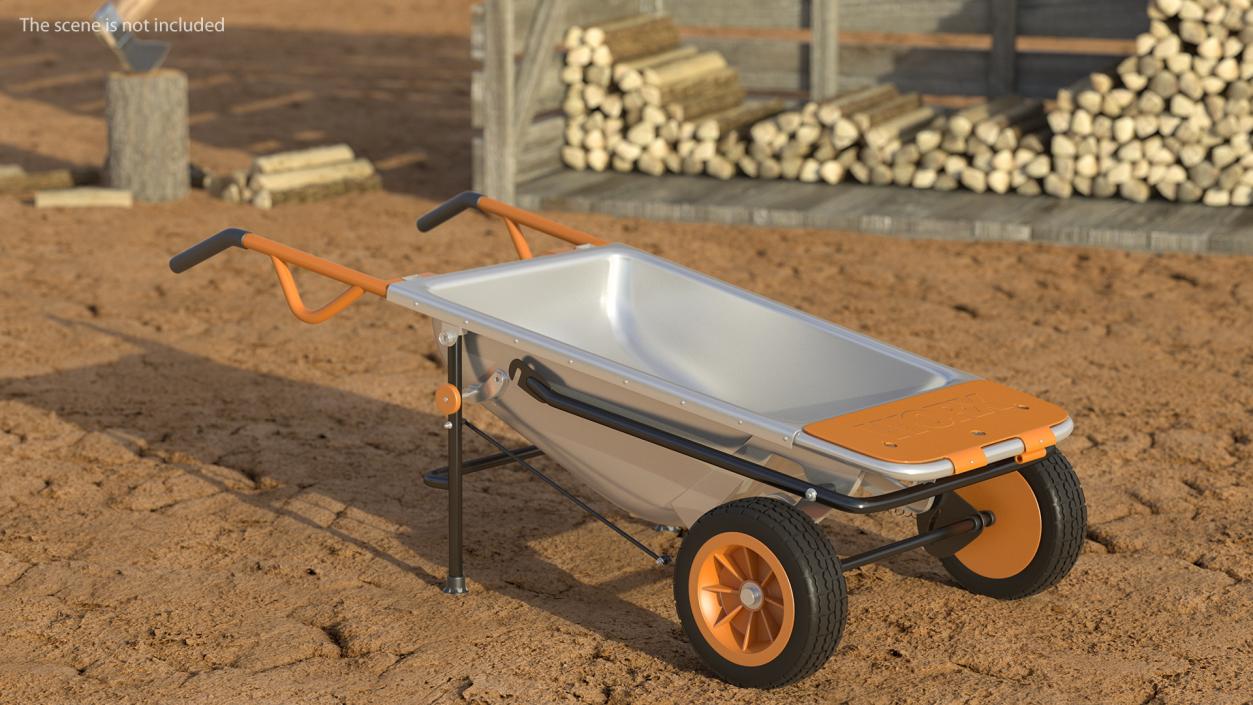 3D model WORX Aerocart 8in1 Wheelbarrow Yard Cart