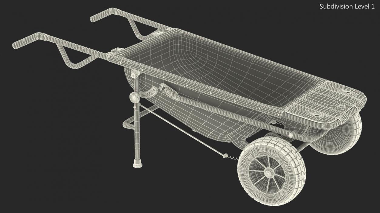 3D model WORX Aerocart 8in1 Wheelbarrow Yard Cart