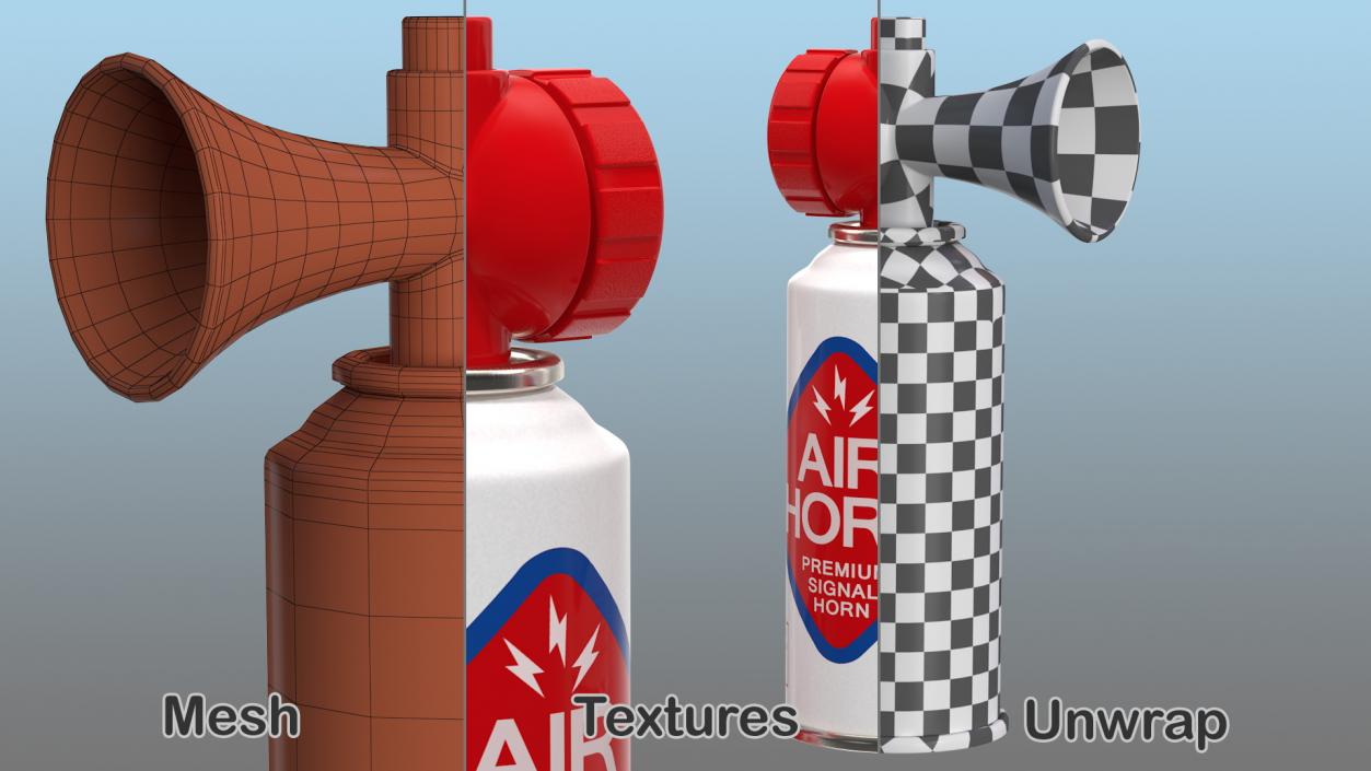 Signal Sports Air Horn 3D