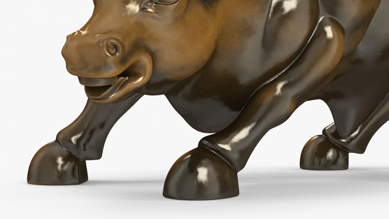 3D model Wall Street Charging Bull Sculpture