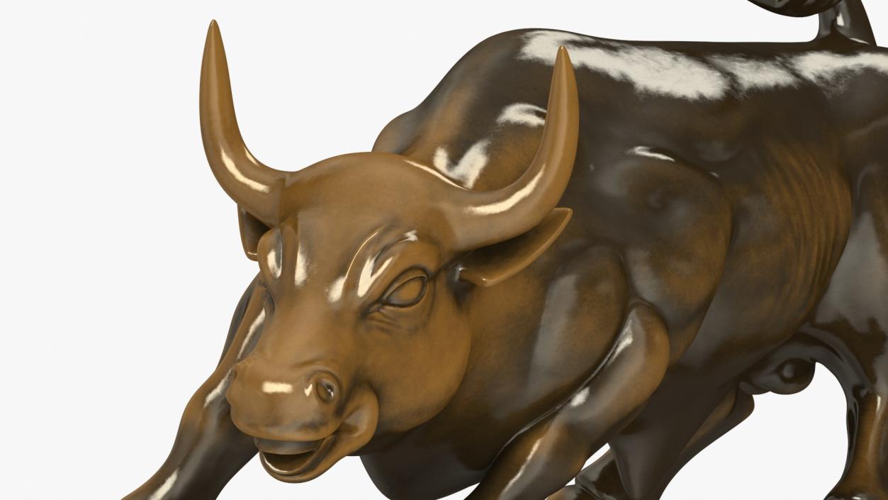 3D model Wall Street Charging Bull Sculpture