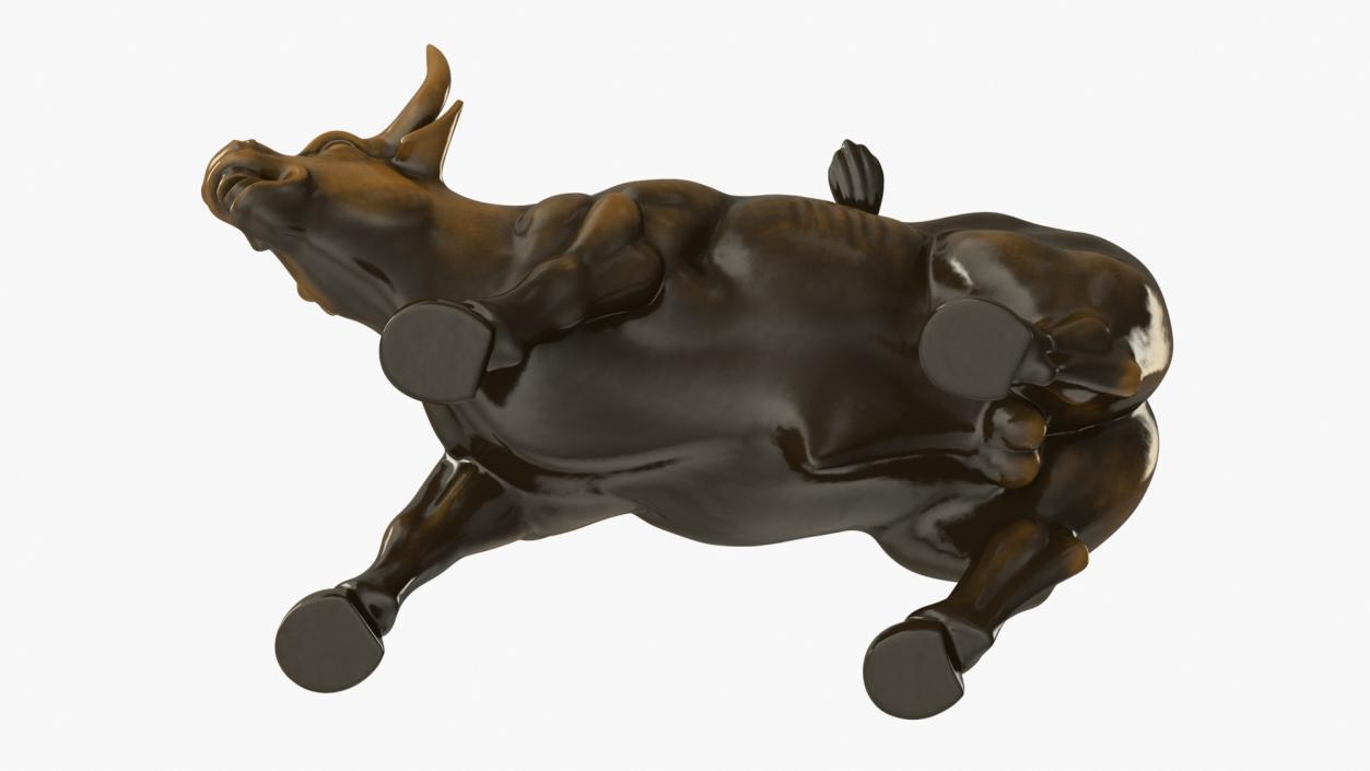 3D model Wall Street Charging Bull Sculpture