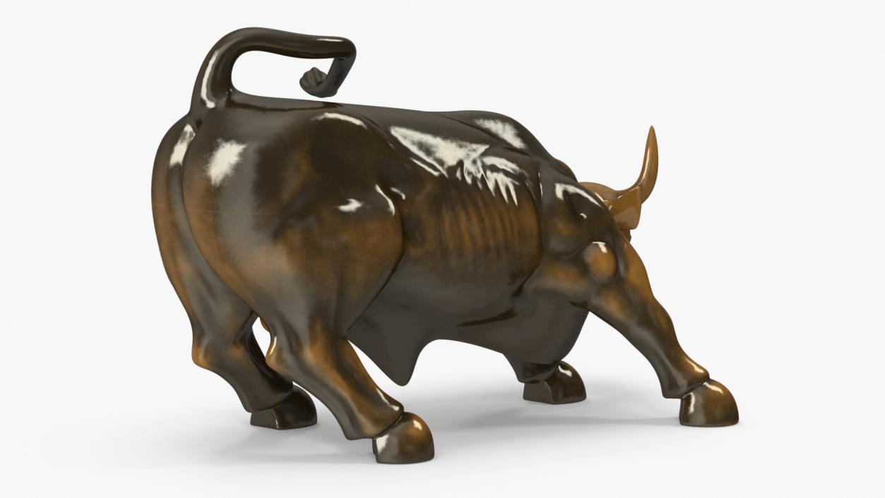 3D model Wall Street Charging Bull Sculpture