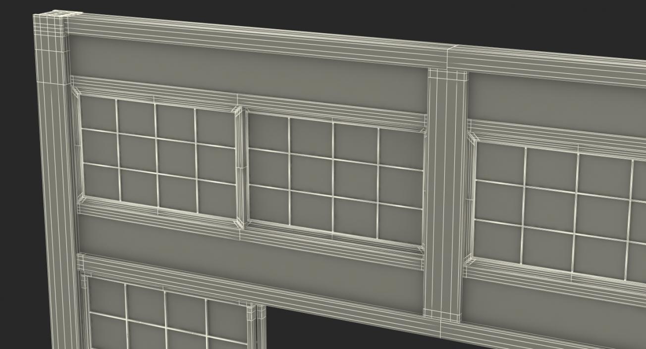 3D Japanese Sliding Door