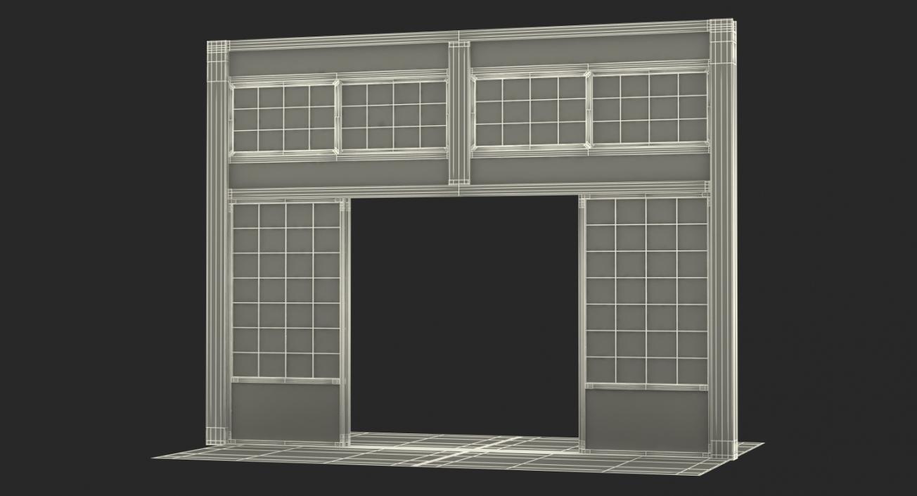 3D Japanese Sliding Door