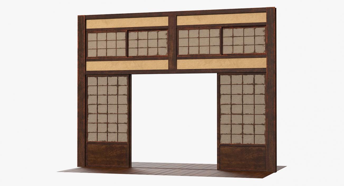 3D Japanese Sliding Door