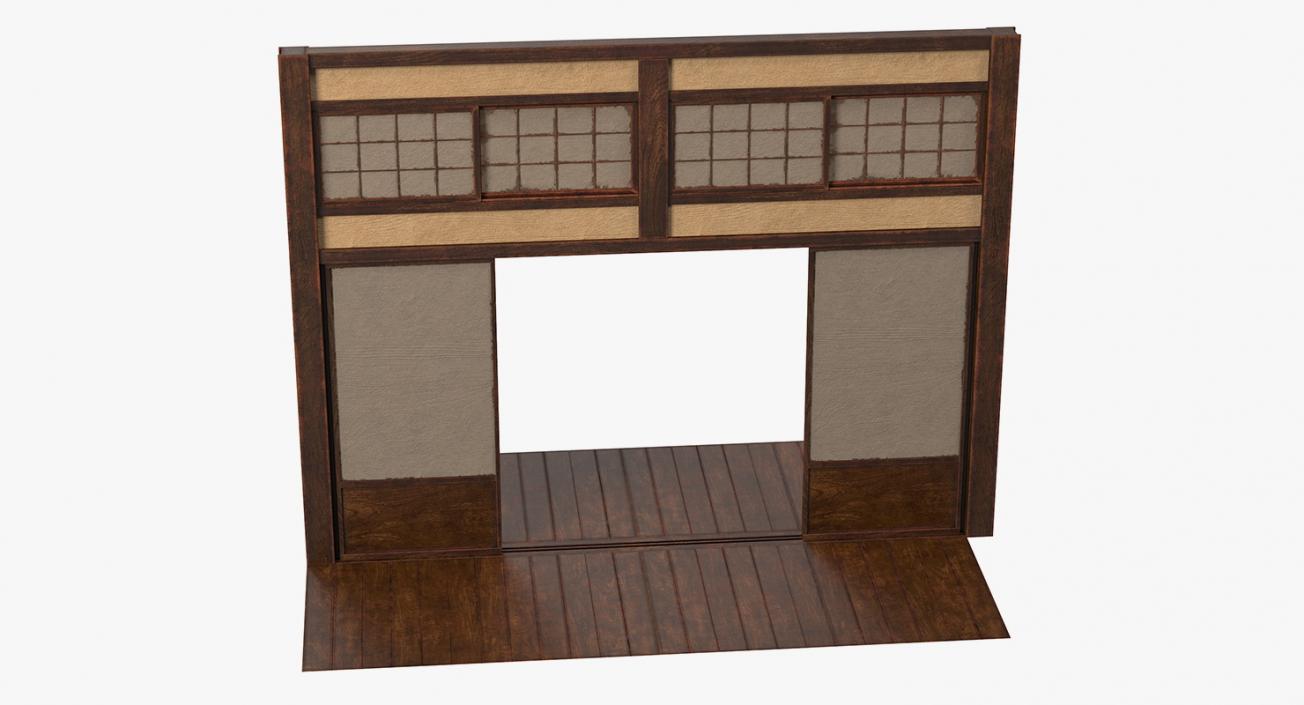 3D Japanese Sliding Door