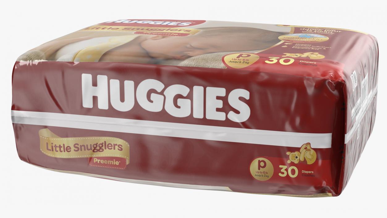 Huggies Little Snugglers Package 3D