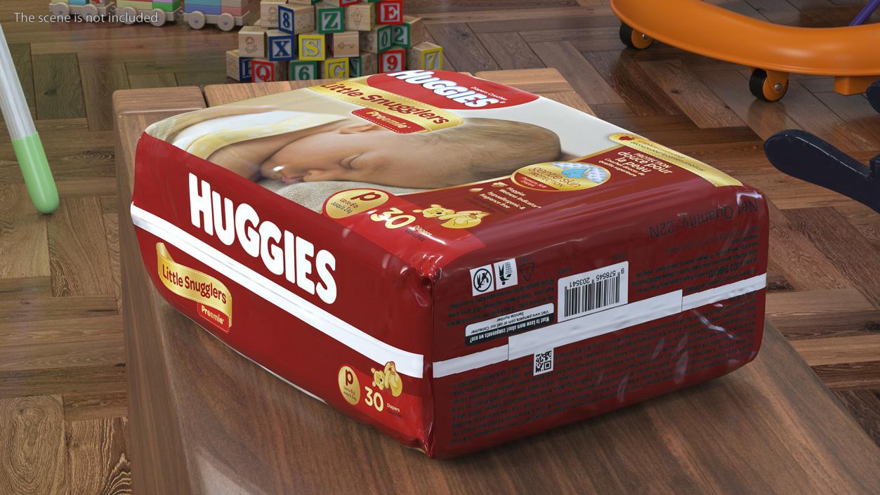 Huggies Little Snugglers Package 3D