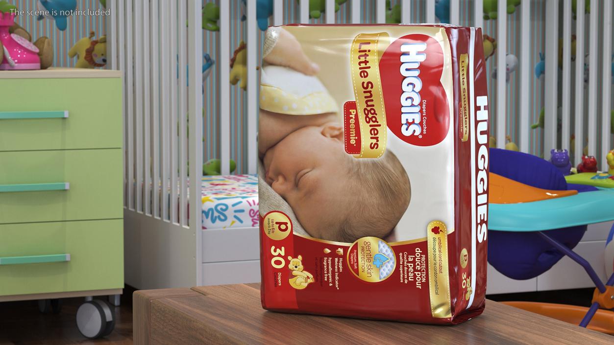 Huggies Little Snugglers Package 3D