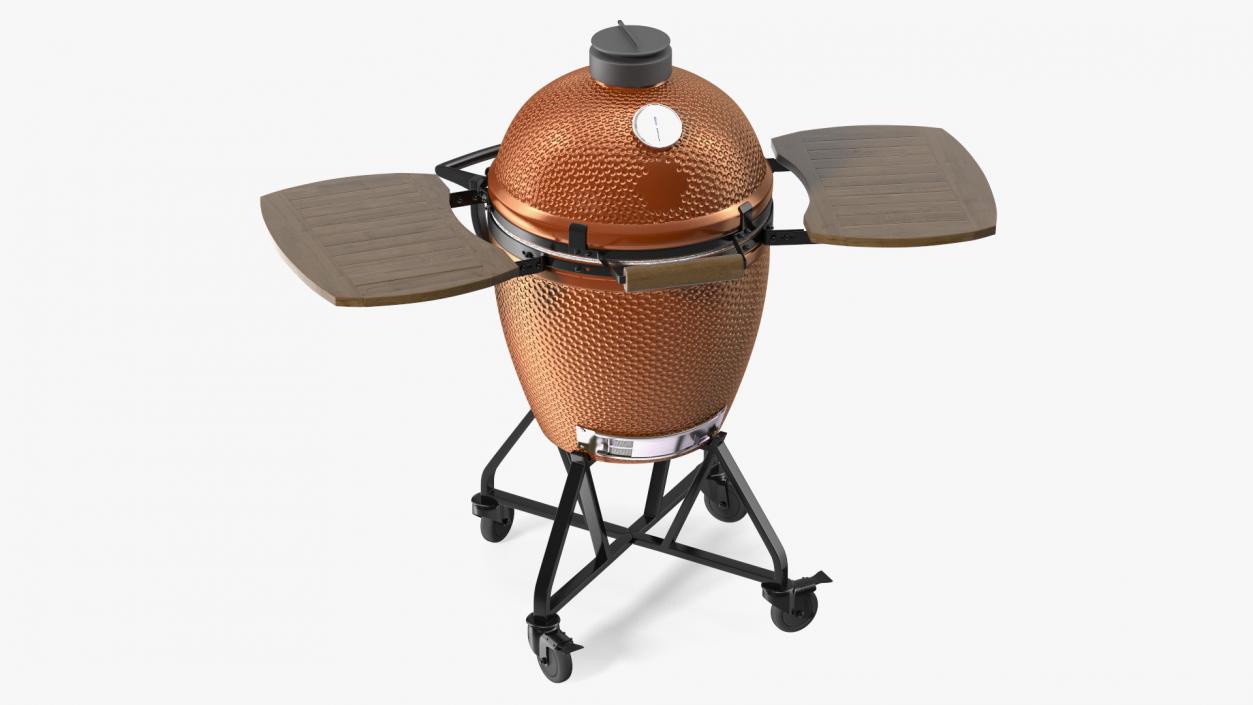 Kamado Style Bbq Grill Closed 3D model