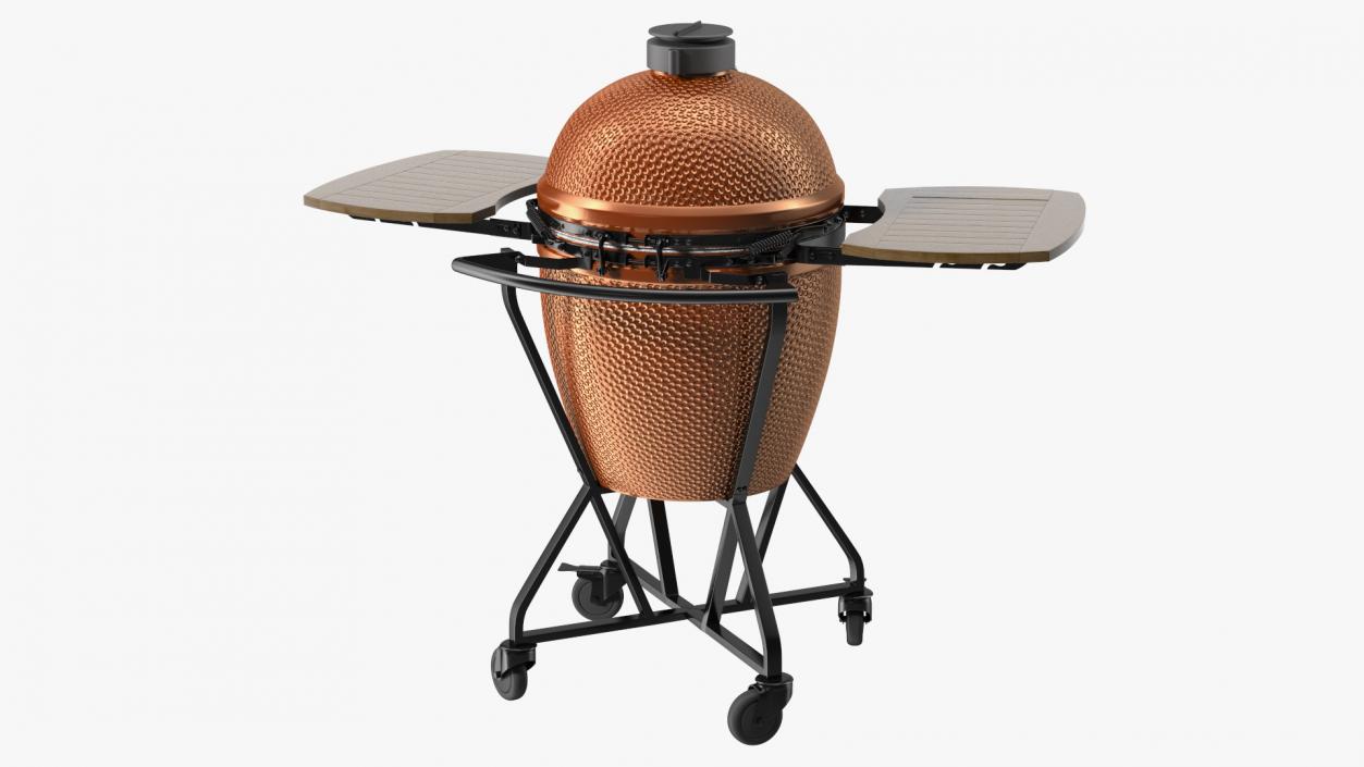 Kamado Style Bbq Grill Closed 3D model