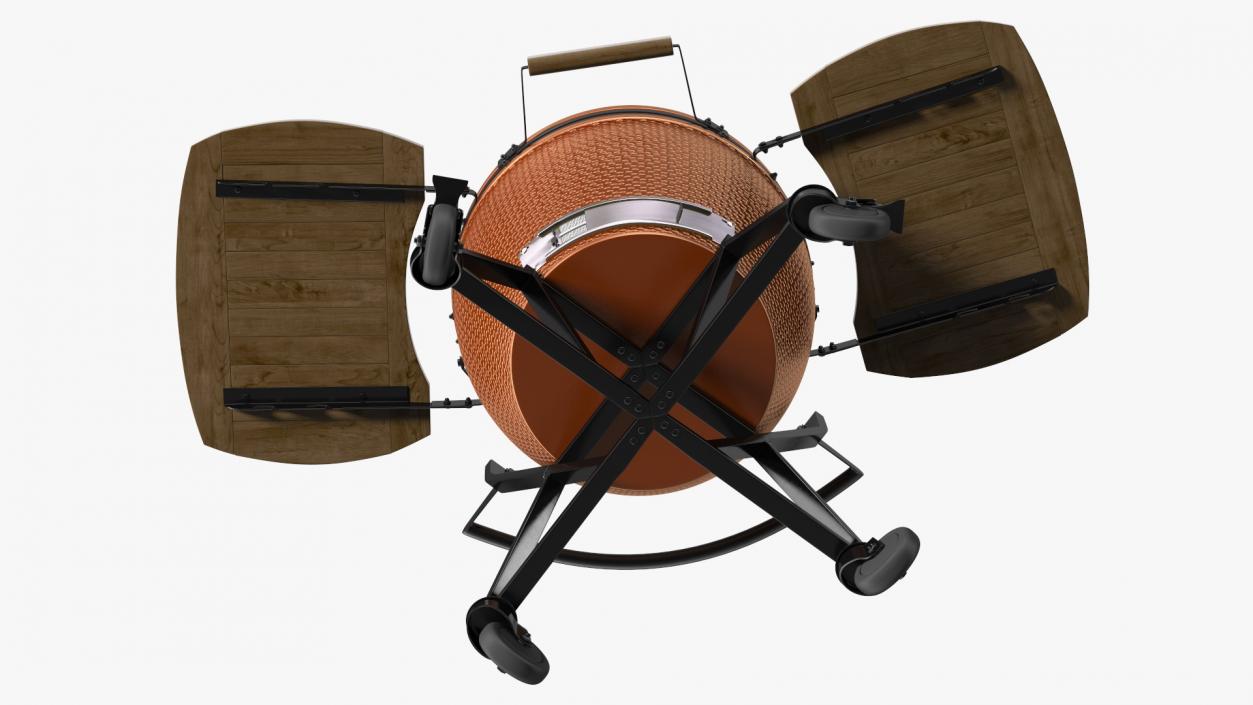 Kamado Style Bbq Grill Closed 3D model