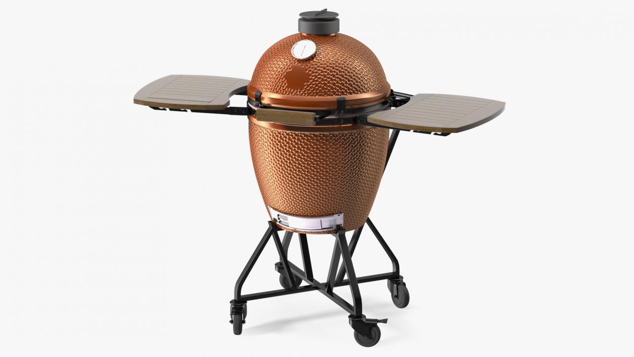 Kamado Style Bbq Grill Closed 3D model