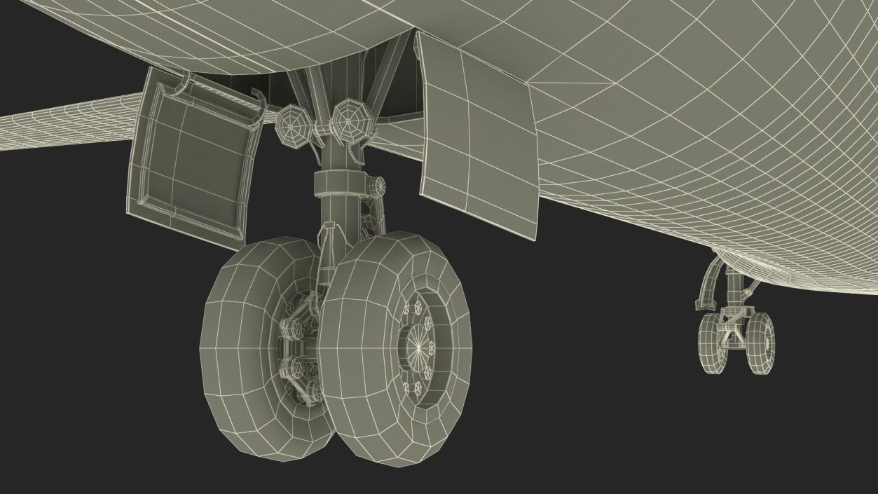 3D Airbus ZEROe Turboprop Rigged for Maya model