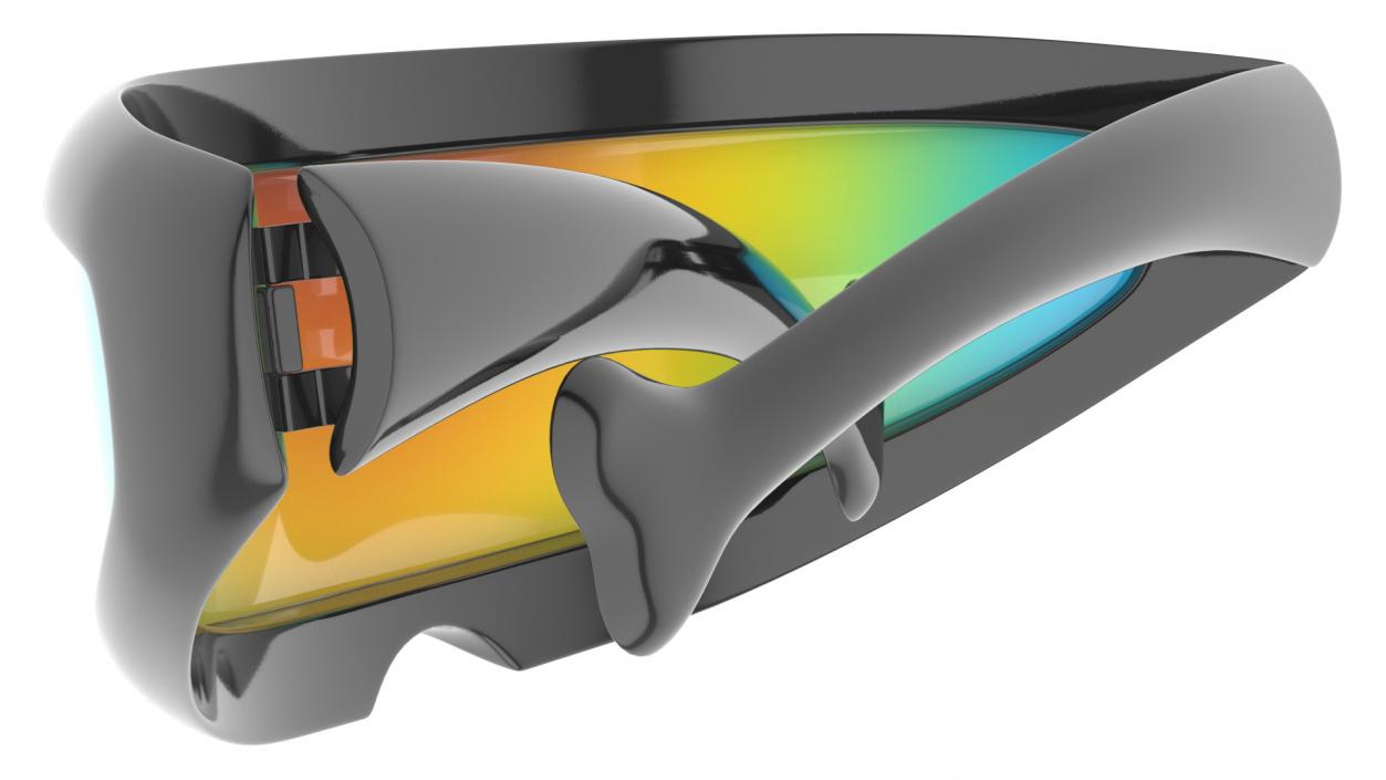 3D Futuristic Cyclops Shield Sunglasses