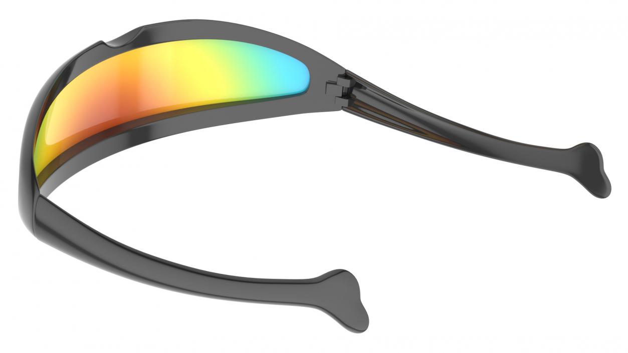 3D Futuristic Cyclops Shield Sunglasses