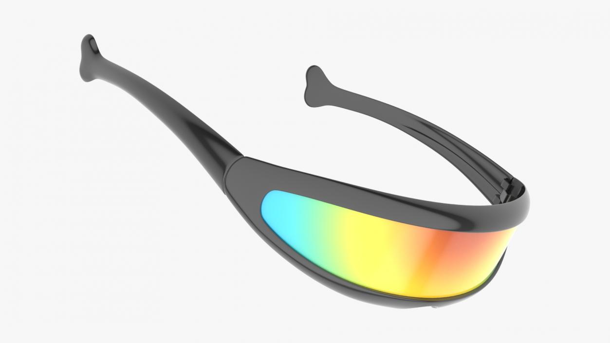 3D Futuristic Cyclops Shield Sunglasses