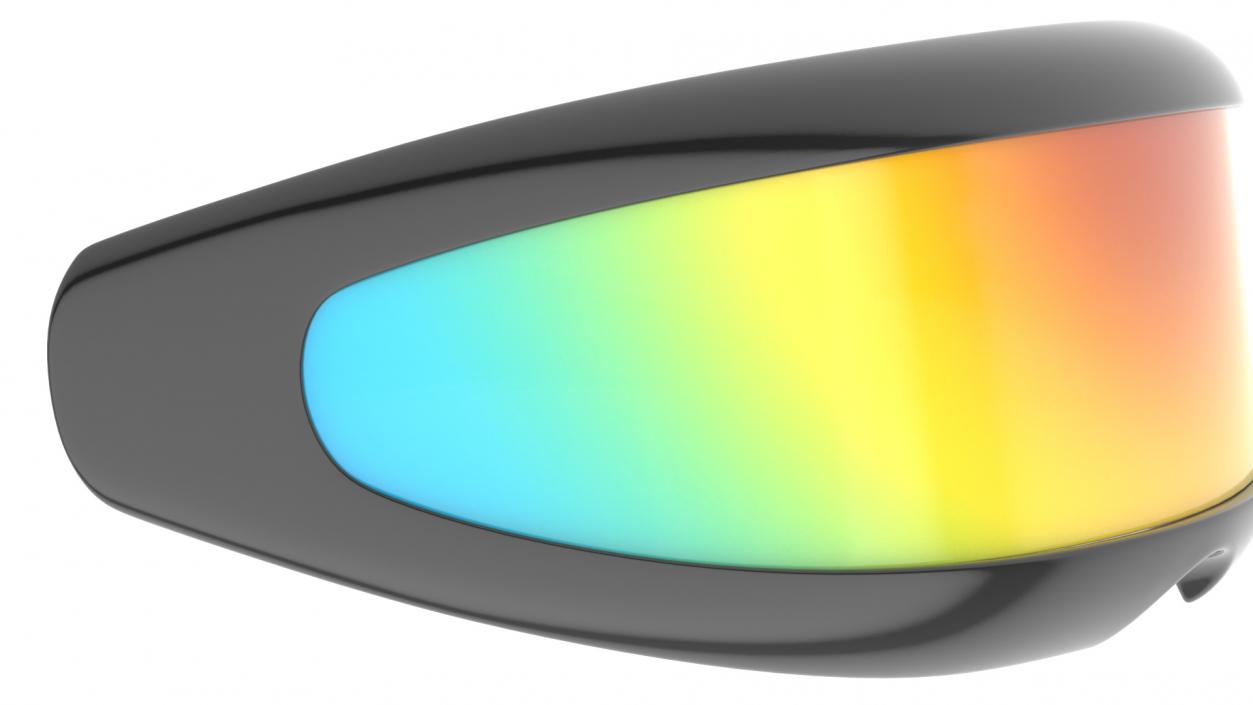 3D Futuristic Cyclops Shield Sunglasses