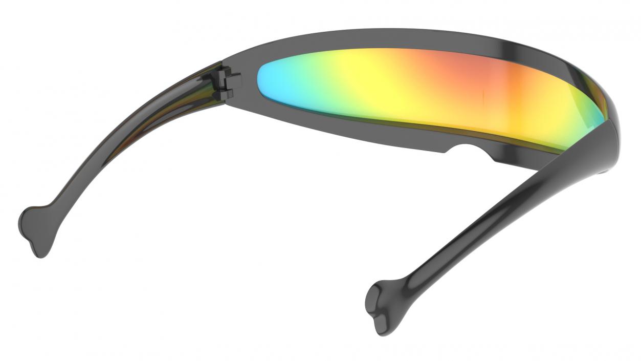 3D Futuristic Cyclops Shield Sunglasses